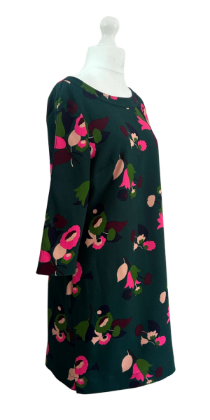 Boden Green Floral Dress